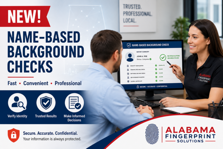 Live Scan Fingerprinting Alabama | FBI, FDLE & ATF Background Checks ...